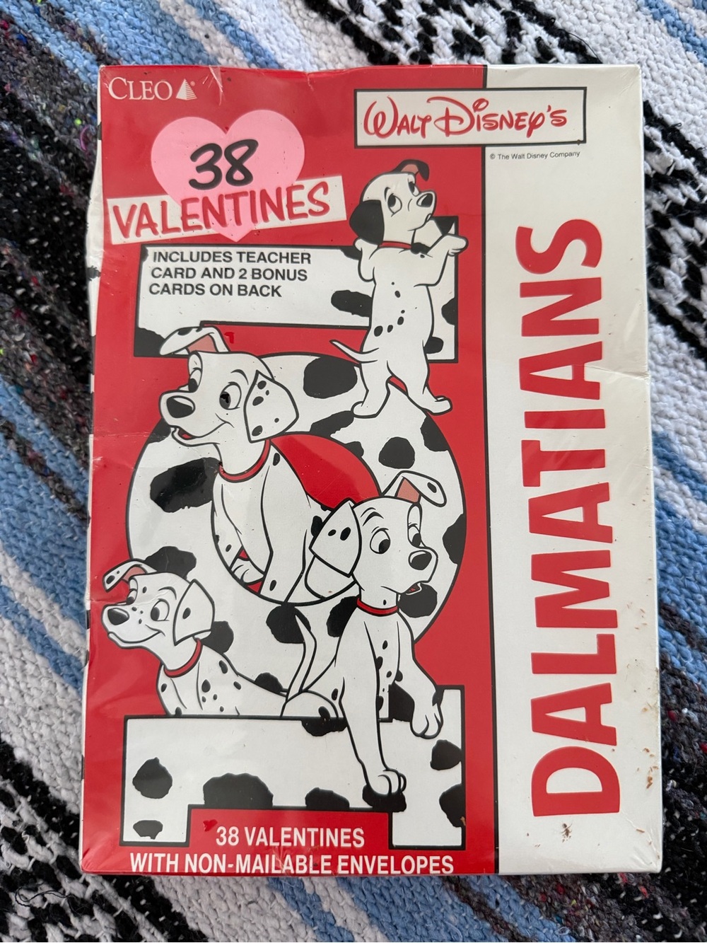 Walt Disney 101 Dalmatians Valentines Pack - Red & White
